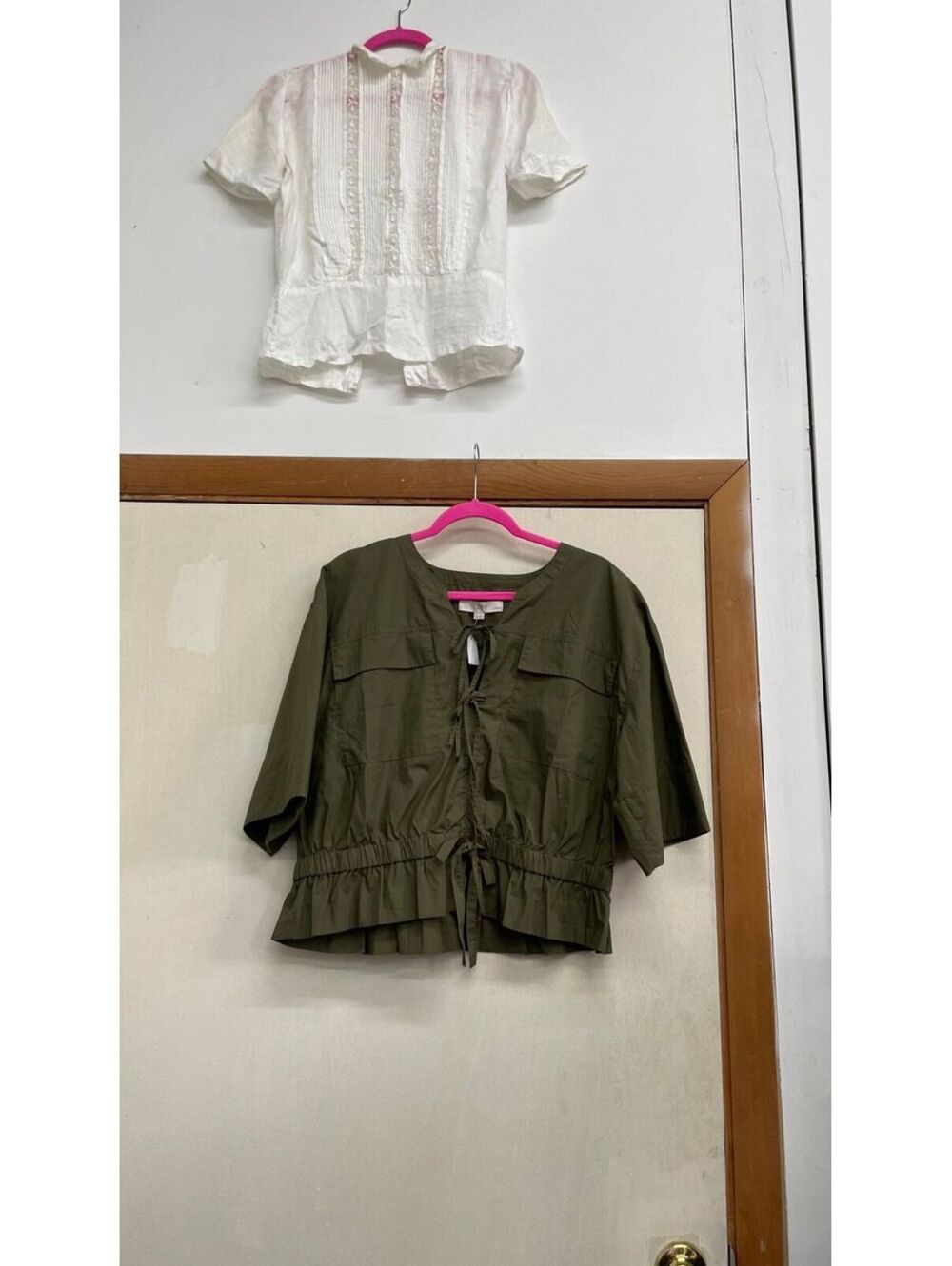 loft safari bow tie top with big pockets size XLP